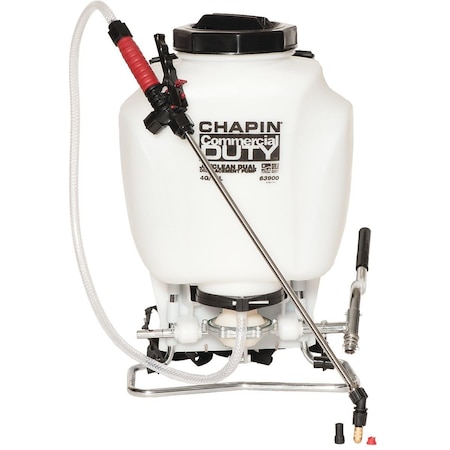 Chapin Backpack Sprayer, 4Gal, Dual Pumps 63900 63900W